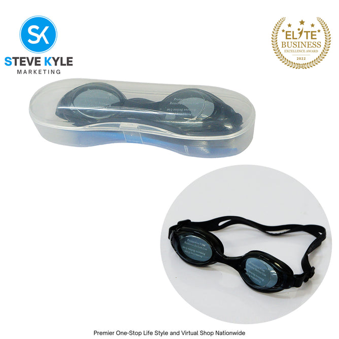 Swimming Goggles Adjustable And Transparent Silicone Rubber Strap with Case