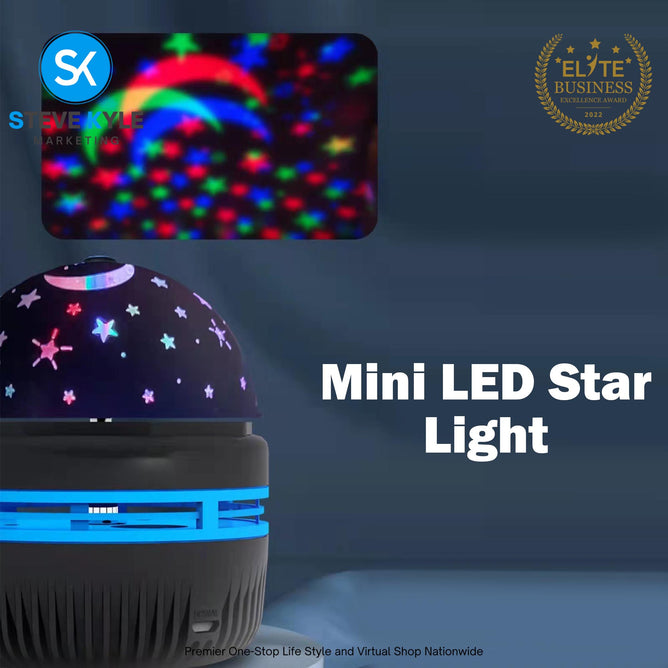 Disco Ball Light Led Usb RGB Magic DJ Strobe Pinspot Star Projector Rotating Car