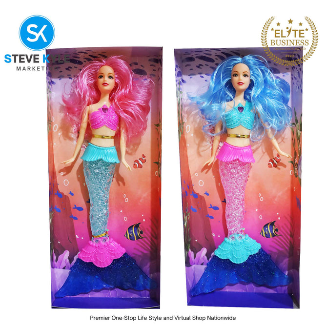 1PC Random Light & Sound Magical Mermaid High Quality Doll Best Gift for Kids