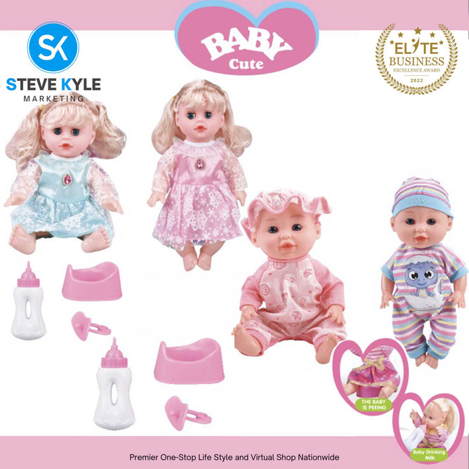 12' Inches Baby Sound Doll with Accessories High Quality Doll Best Gift for Kids