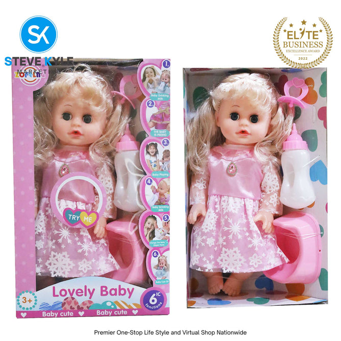 12' Inches Baby Sound Doll with Accessories High Quality Doll Best Gift for Kids