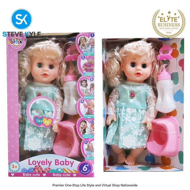 12' Inches Baby Sound Doll with Accessories High Quality Doll Best Gift for Kids