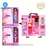 11.5' Inches Fashion Doll w/ Wardrobe Set High Quality Doll Best Gift for Kids