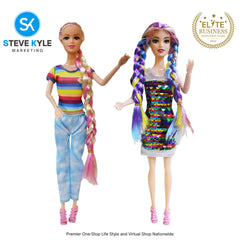 11.5' Inches Fashion Doll w/ Wardrobe Set High Quality Doll Best Gift for Kids