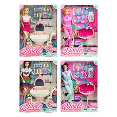 11.5' Inches Girls Doll Knuckle Doll Dresser Set High Quality Doll Best Gift for Kids