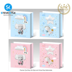 4PCS/SET Gift Bags for Valentine - Party Kraft Gift Paper Bag for Holiday