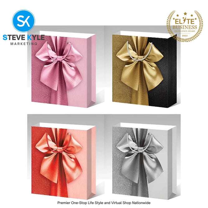 4PCS/SET Gift Bags for Valentine - Party Kraft Gift Paper Bag for Holiday