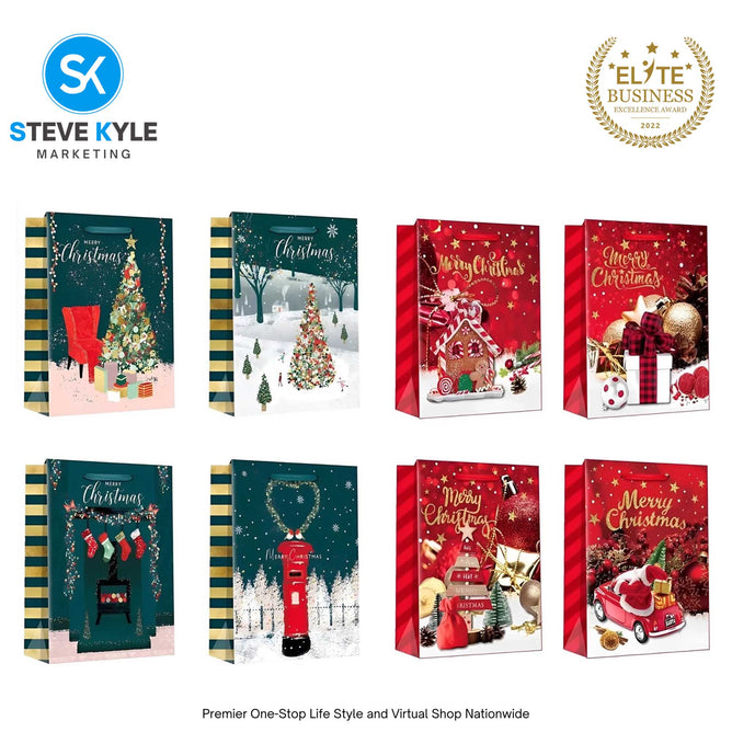 Christmas Eve Gift Bag Cartoon Gift Packaging Bag Candy Bag for Holiday