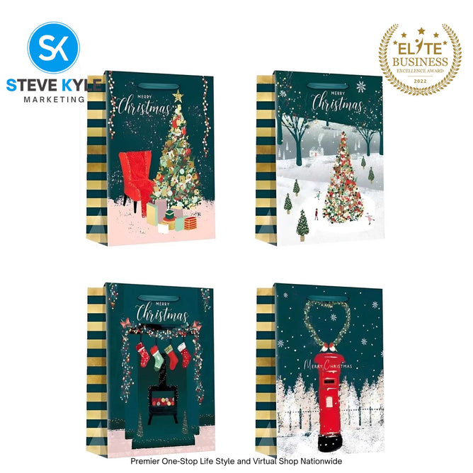 Christmas Eve Gift Bag Cartoon Gift Packaging Bag Candy Bag for Holiday