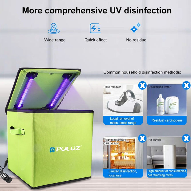 PULUZ PU479 30cm UV Light Germicidal Sterilizer Disinfection Tent Box