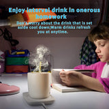 Electric Coffee Heating Mug Max 55 Degree Constant Temperature with Cup and Spoon in Gift box
