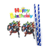 Cute Character Happy Birthday Cake Topper  Party Decoration Cake Topper