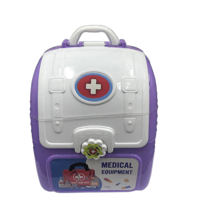 Mini Pretend Playset Medical Equipment Set Backpack Toys For Children