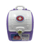 Mini Pretend Playset Medical Equipment Set Backpack Toys For Children