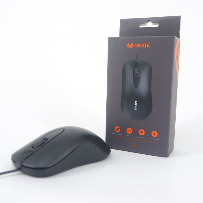 Mixie 2.4GHz 3 Buttons Ergonomic Design Optical Mouse