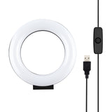 PULUZ PU505B 4.7 inch 12cm Curved Surface Ring Light