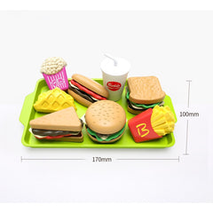Pretend Play Simulation Assembling DIY Fast Food House Set for Children