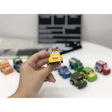 Mini Pull Back car Toy Set Collectible Model Cartoon Pocket Car best gift for Kids