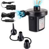 Portable Electric Air Pump Quick Fill with 3 Nozzles for Inflatable Swimming Pool