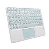 10 inch Wireless Bluetooth Lightweight Keyboards w/ Touchpad Universal For Window, Android and IOS