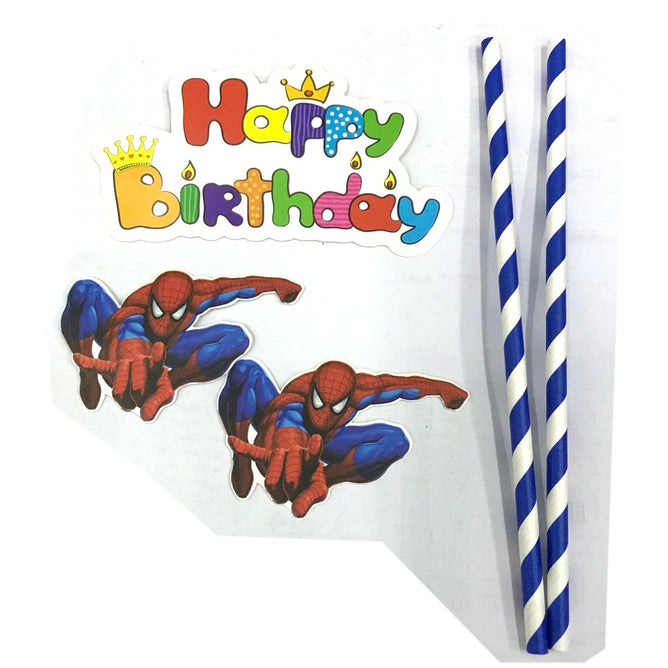 Cute Character Happy Birthday Cake Topper  Party Decoration Cake Topper