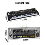 61-Key Bandstand Electronic Keyboard for Kids