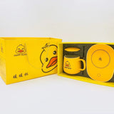 Electric Coffee Heating Mug Max 55 Degree Constant Temperature with Cup and Spoon in Gift box