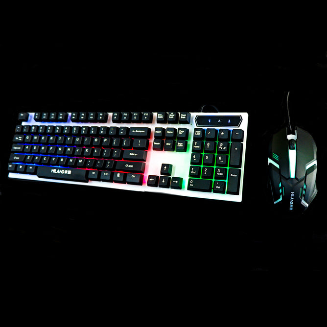 T6 Milang Gaming Wired Keyboard and Mouse Combo (Backlight)