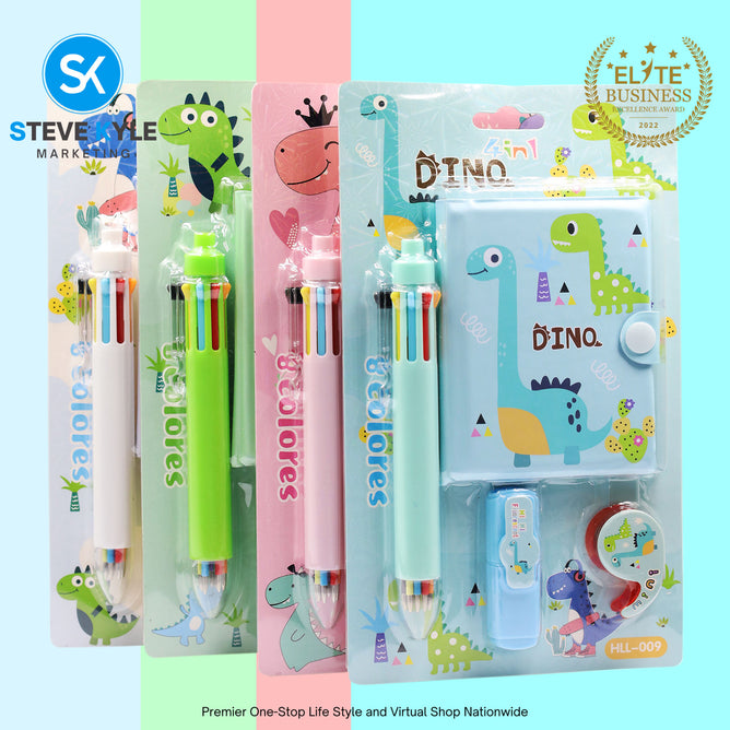 4in1 Cute Random Stationery School Supplies Set for Kids (1-SET ONLY)