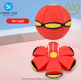 Magic UFO Flying Ball Throw Disc Ball with LED Light For Outdoor Kid's Sports Ball