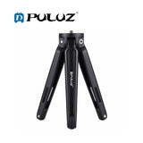 PULUZ PU3014 Pocket Mini Metal Desktop Tripod Mount with 1/4 inch to 3/8 inch Thread Adapter Screw for DSLR & Digital Cameras