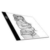 A4 LED Artist Thin Art Stencil Drawing Board Light Box Tracing Table Pad Board