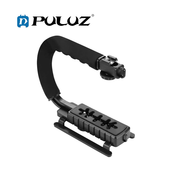 PULUZ PU3005 U/C Shape Portable Handheld DV Bracket Stabilizer for All SLR Cameras and Home DV Camera