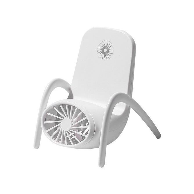 Creative Desktop Table Fan Wireless Phone Stands Fan Bracket Fan Portable For School Office Studyroom Decoration Air Cooler