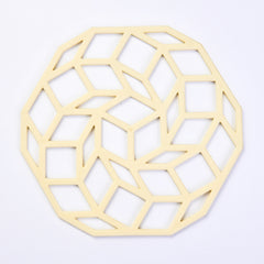 Hexagon Anti-hot Pad Silicone Bowl Drink Coffee Cup Pad Coasters Placemats Non-slip Dining Table Mats Kitchen Accessory