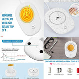 Electric Coffee Heating Mug Max 55 Degree Constant Temperature with Cup and Spoon in Gift box