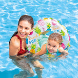 Intex 20/24inch Inflatable Lively Print Swim Rings for Kids Outdoor Fun