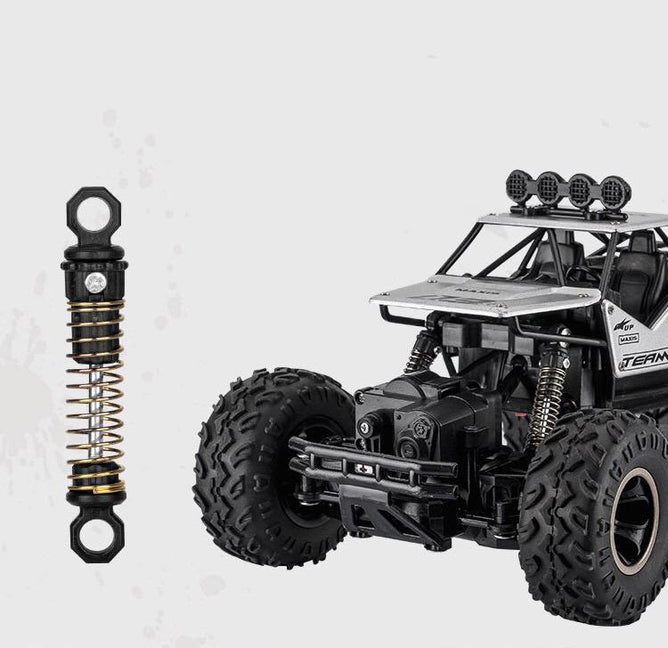 6141 Four Wheel Climbing Rock Crawler Monster Car 1:16 High Speed Remote Control Trunk Toy Combo with Spare 2000MAh/4.8V Rechargeable Battery and Charger