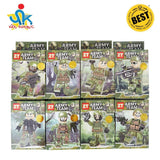 8 in 1 Heroes Assembles Mini Blocks Collectible Character Toys Gift Set for Kids