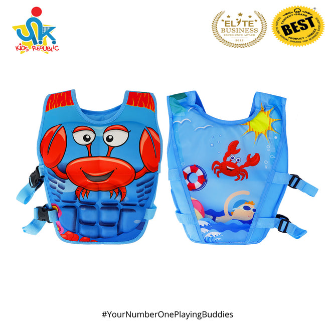 Cartoon Character Over the Neck Life Vest Jacket for Outdoor Water Sports Like Swimming Floating