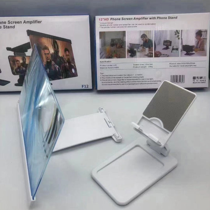 Mobile Phone Video Amplifier Enlarged Screen Magnifier, Portable Home Cinema