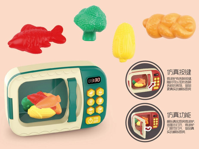 Pretend Playset Kitchen Cooking Mini Gas Range toys with Kitchen Accessories best gift for Kids