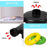 Portable Electric Air Pump Quick Fill with 3 Nozzles for Inflatable Swimming Pool