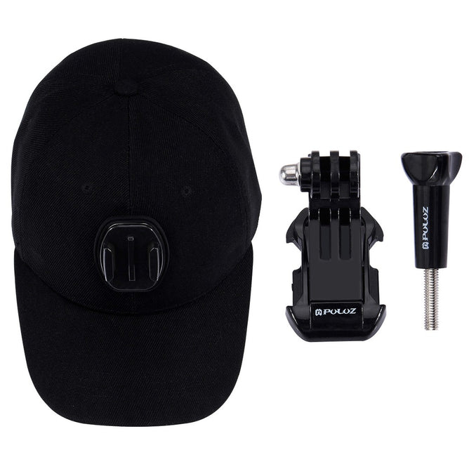 PULUZ PU195 Baseball Hat with J-Hook Buckle Mount and Screw for Go Pro & Other Action Cameras