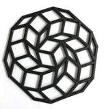 Hexagon Anti-hot Pad Silicone Bowl Drink Coffee Cup Pad Coasters Placemats Non-slip Dining Table Mats Kitchen Accessory