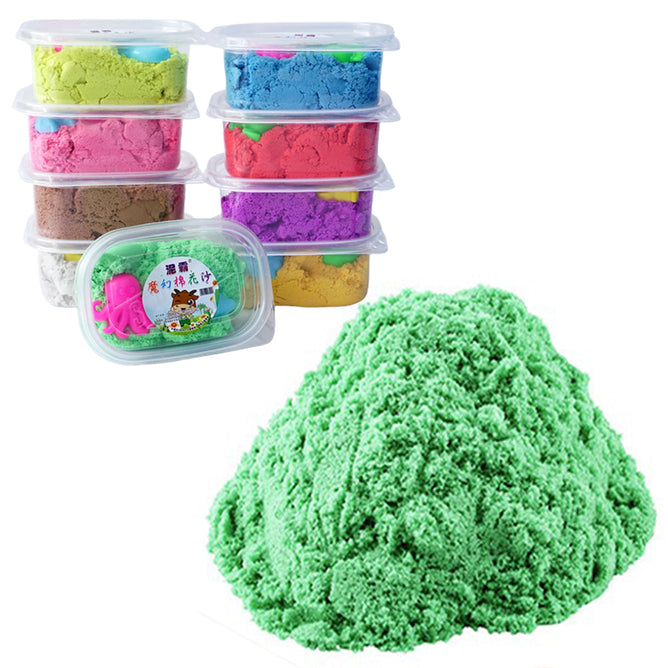 280ML Soft Cotton Magic Sand Cute Beach toy with Container for Children Toys