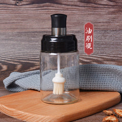 300ML Spice Bottle Salt Pepper Jar Seasoning Jar Moisture-Proof Lid Spoon Seasoning Container Kitchen