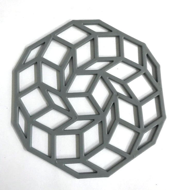 Hexagon Anti-hot Pad Silicone Bowl Drink Coffee Cup Pad Coasters Placemats Non-slip Dining Table Mats Kitchen Accessory