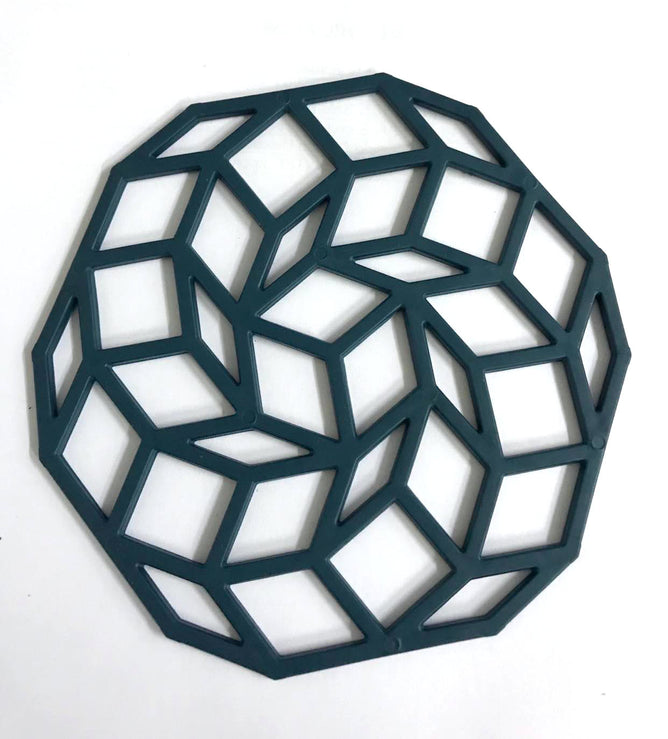 Hexagon Anti-hot Pad Silicone Bowl Drink Coffee Cup Pad Coasters Placemats Non-slip Dining Table Mats Kitchen Accessory