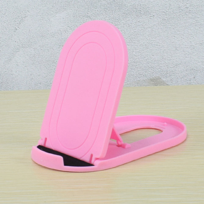 Mini Portable Mobile Phone Holder Foldable Desk Stand Holder, 4 Degrees Adjustable Universal for Mobile Phone